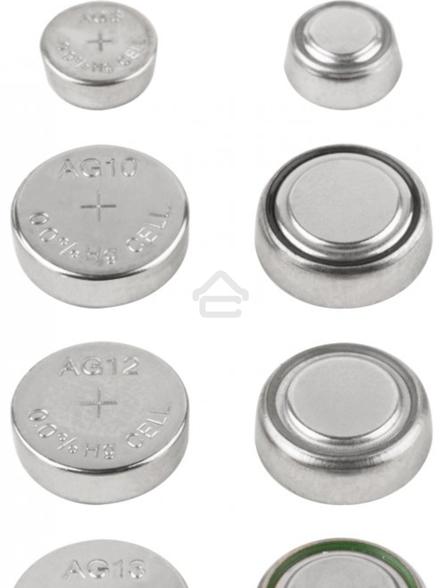 Батарейка щелочная, тип AG1*2 шт, AG3*2 шт, AG10*2 шт, AG12*2 шт, AG13*4 шт