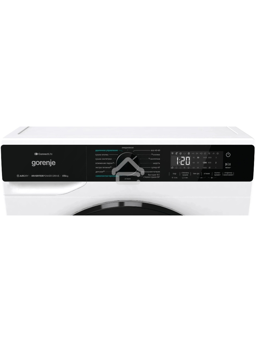 Стирально-сушильная машина Gorenje WD2PA854ADW/C белый загр. фронтальная макс.: 8 кг 1400об/мин класс: А++