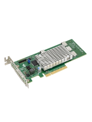 Адаптер SuperMicro Адаптер NVMe Supermicro PCIe 4P Switch AOC-SLG3-4E2P