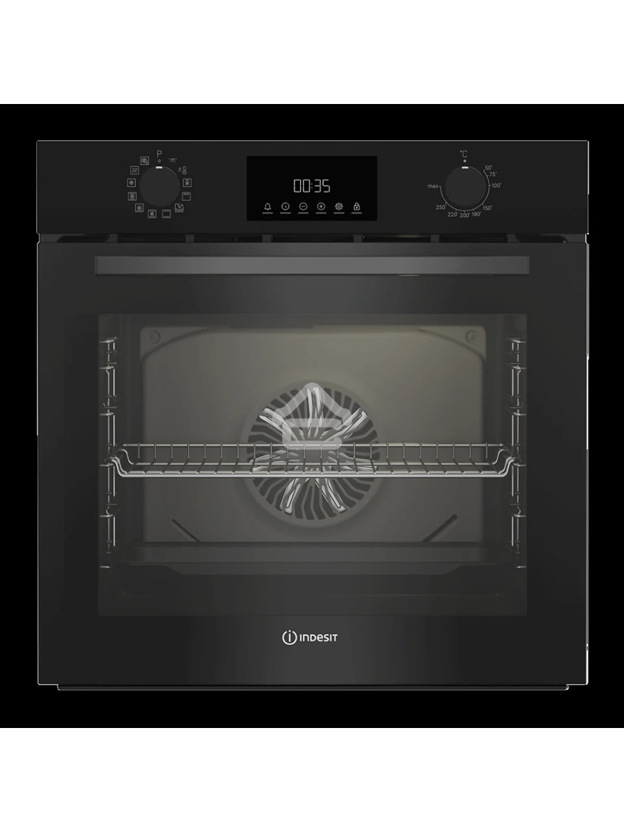 Электрический духовой шкаф Indesit IBFTE 3844 BL черный