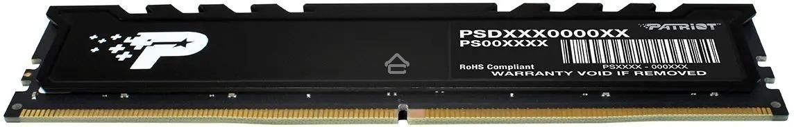 Оперативная память Patriot Signature Premium, DDR5, 8GB (1x8 GB), 5200 MHz, CL42, DIMM, радиатор, черный