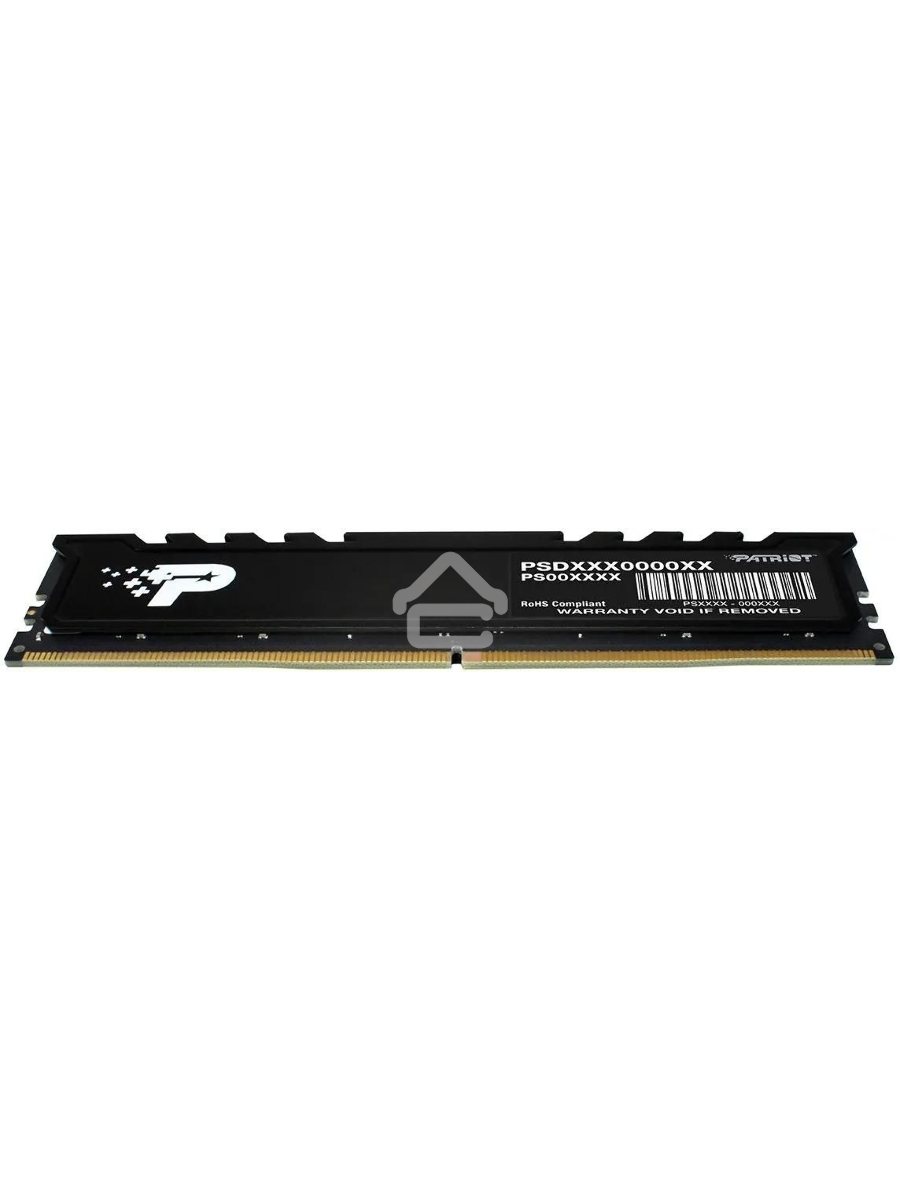 Оперативная память Patriot Signature Premium, DDR5, 8GB (1x8 GB), 5200 MHz, CL42, DIMM, радиатор, черный