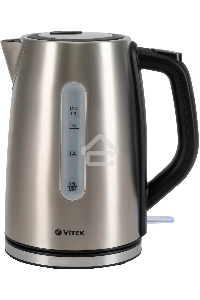 Чайник Vitek VT-1144 2200Вт, 1.5л, черный/серебристый