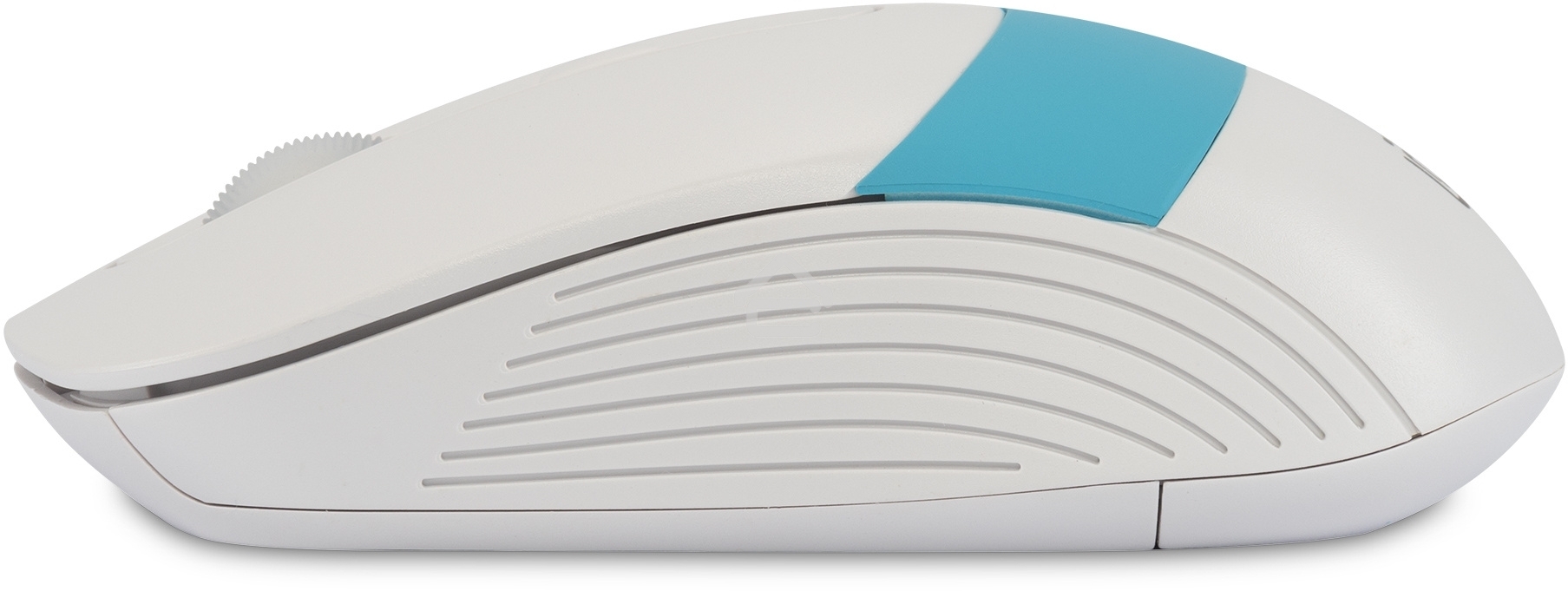 Мышь беспроводная Oklick 310MW белый/синий, 3200 dpi, радиоканал, USB, кнопки - 4