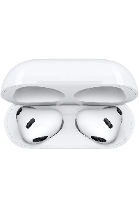 Гарнитура вкладыши Apple AirPods 3 A2565/A2564/A2897 Lightning белый беспроводные bluetooth в ушной раковине
