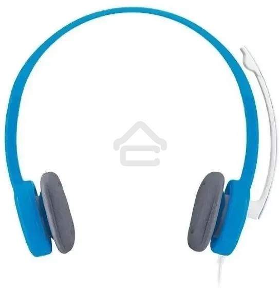 Гарнитура проводная с микрофоном Logitech H150 синий/белый 1.8м накладные оголовье (981-000454)
