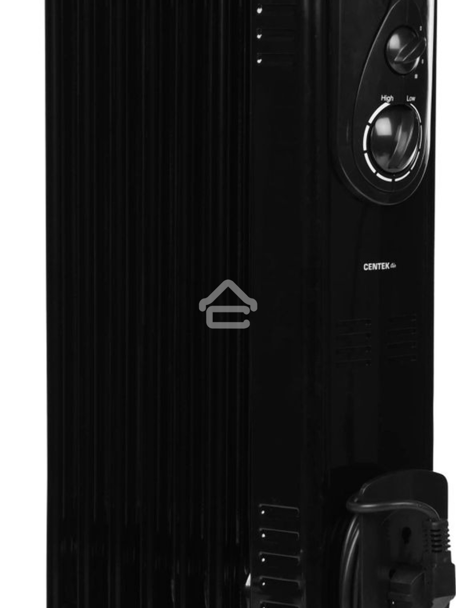 Масляный обогреватель Centek CT-6200 (7 секций) черный, 700/1000/1500Вт, 3 режима, механический термостат