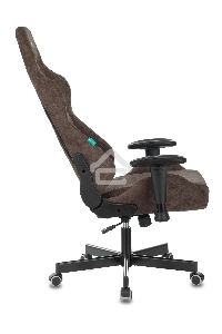 Кресло игровое Бюрократ VIKING KNIGHT LT10 FABRIC коричневый крестовина металл/пластик