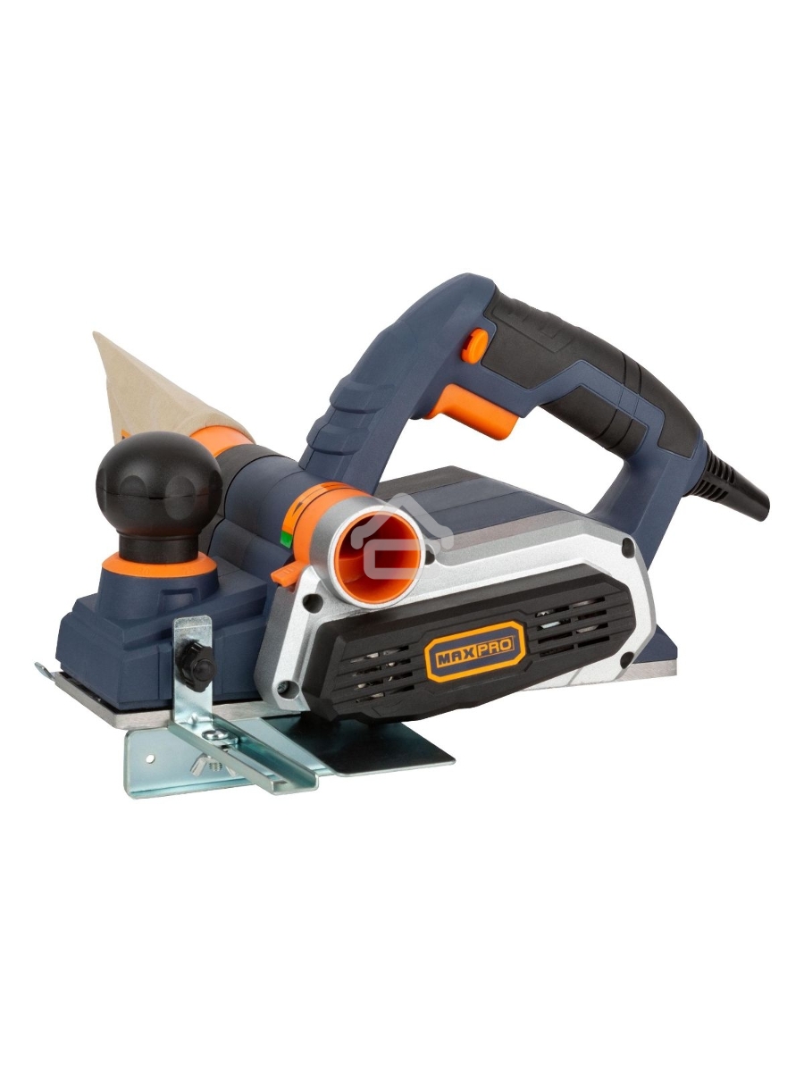Рубанок Электрический MAXPRO MPPL900/3DR 900Вт, 16000об/мин, 82мм, Рез 0-3мм, Паз 0-16мм, 3,2кг, защ. пятка, Резиновые вставки, Пылесборник, Дополнительные ремен