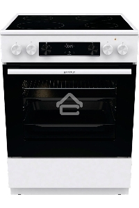 Электрическая плита Gorenje GEC6C40WD белый