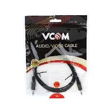 Кабель соединительный VCOM 3.5 Jack (M) - 3.5 Jack (M), стерео, аудио, 1.5м