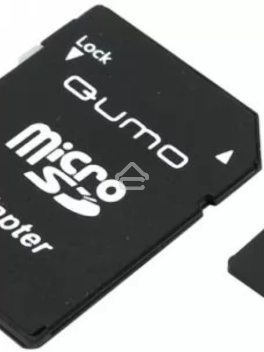 Флеш карта QUMO MicroSDHC 8GB Сlass 10 UHS-I, 3.0 с адаптером SD, черно-красная картонная упаковка