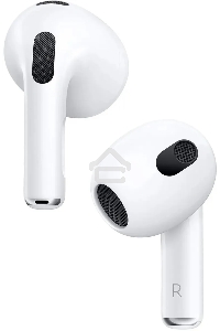 Гарнитура вкладыши Apple AirPods 3 A2565/A2564/A2897 Lightning белый беспроводные bluetooth в ушной раковине
