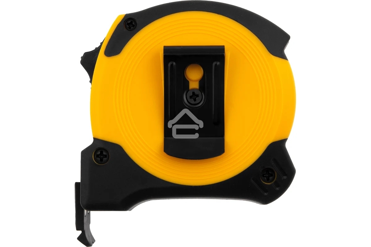 Рулетка Denzel 5м х 25мм, двухкомп. корпус, магнитный обрезиненный зацеп