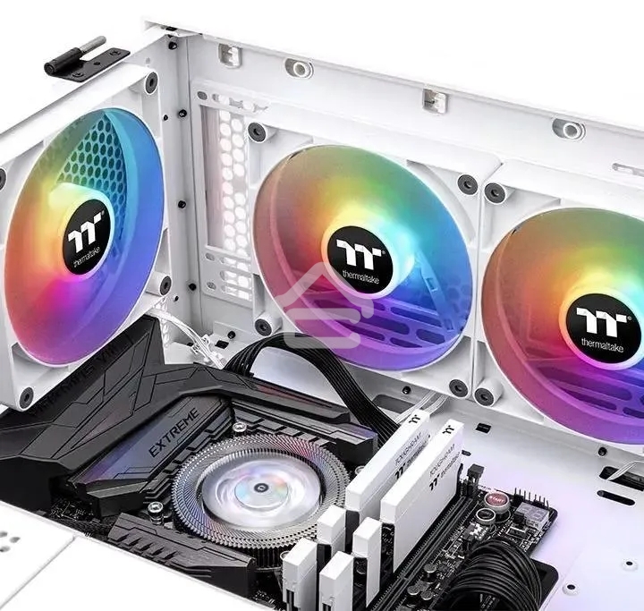 Вентилятор для корпуса Thermaltake CT120 Sync ARGB белый 4-pin 25.8dB Ret (CL-F153-PL12SW-A)