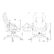 Кресло руководителя Бюрократ CH-868LT/#B черный искусственная кожа