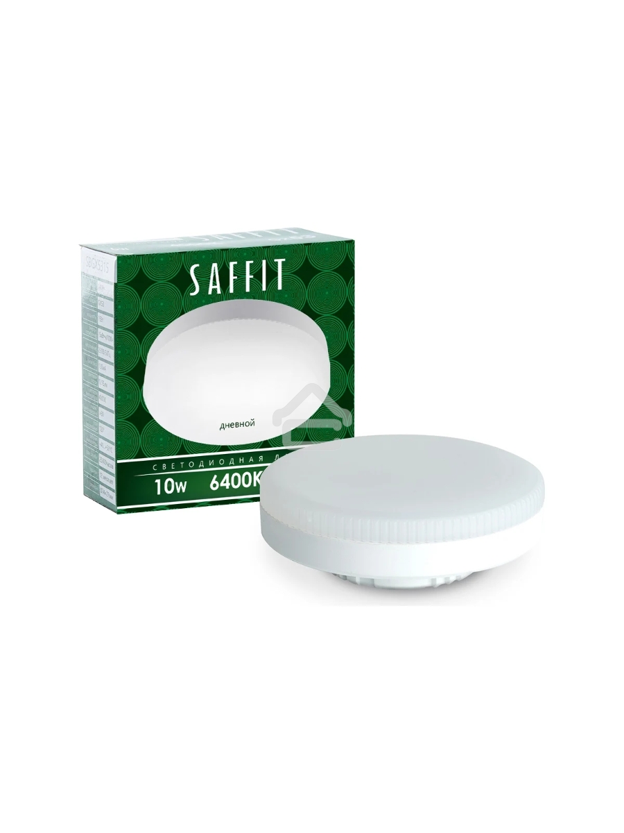 Лампа светодиодная SAFFIT SBGX5310 (55229) 10 вт GX53 дневной таблетка