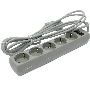 Сетевой фильтр ExeGate EX221186RUS SP-5-3G (5 розеток, 3м, евровилка, серый)