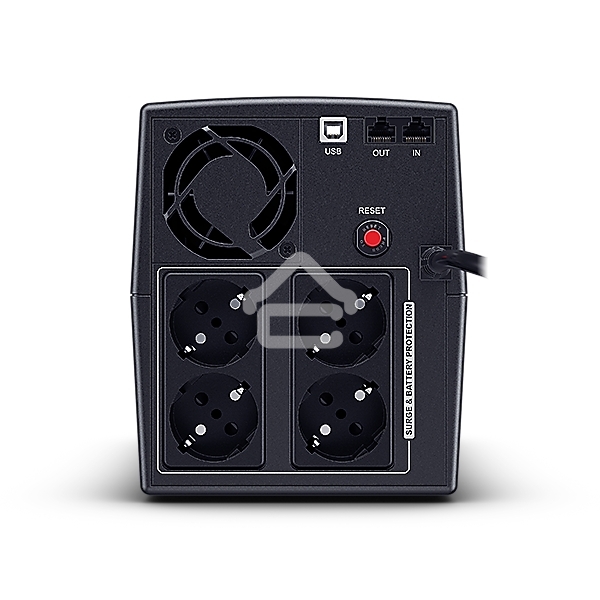 Источник бесперебойного питания CyberPower UT2200EG ИБП Line-Interactive, Tower, 2200VA/1320W USB/RJ11/45/USB charger A/C (4 EURO) NEW, 12В/9 Ач х 1