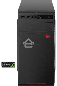 Компьютер IRU Home 310H6SE MT i3 12100 (3.3) 8Gb SSD256Gb UHDG 730 Free DOS GbitEth 400W черный (1994638)