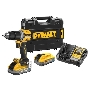Дрель-шуруповерт DeWalt DCD805H2T, Аккумуляторная, 18В, 2 АКБ, Ударная, Кейс