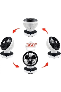 Вентилятор настольный Steba VT 360 39 Вт, белый/черный