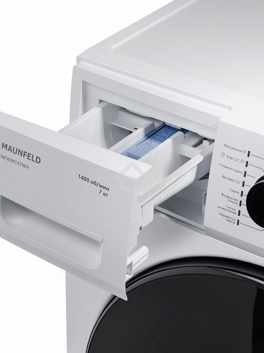 Стиральная машина Maunfeld MFWM147WH белый, загрузка фронтальная 7 кг, 1400 об/мин., класс: А+++