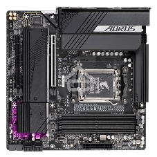 Материнская плата Gigabyte B650M AORUS ELITE, Socket AM5, AMD B650, 4xDDR5, 4xSATA, 2xM.2, 1xPCI-E 4.0 x16, 1xPCI-E 4.0 x4, 1xHDMI, 1xDP, 1x 2.5Gb LAN, 5xUSB-A 3.2 Gen 1, 2xUSB-A 3.2 Gen 2, 4xUSB-A 2.0, 1xUSB-C 3.2 Gen 2, 2x3.5 мм, 7.1, Micro-ATX