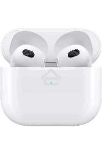 Гарнитура вкладыши Apple AirPods 3 A2565/A2564/A2897 Lightning белый беспроводные bluetooth в ушной раковине