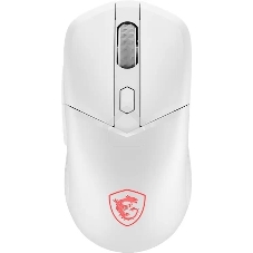 Мышь беспроводная/проводная MSI VERSA 300 белый, 8000 dpi, радиоканал, Bluetooth, USB, кнопки - 6