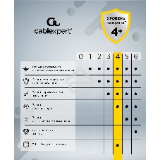 Сетевой фильтр Cablexpert Tower TWR-9-U4-B-2, 9 р, 16А, 4хUSB, 3.1А, 2 м, ур.защиты 4+, черный, коробка