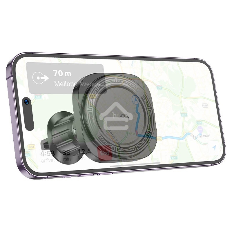 Автомобильный держатель HOCO H28 Rainbow магнитный на воздуховод черный