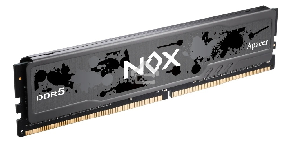 Оперативная память Apacer Nox, DDR5, 16Gb (1x16 GB), 6000 MHz, CL40, DIMM, радиатор, черный