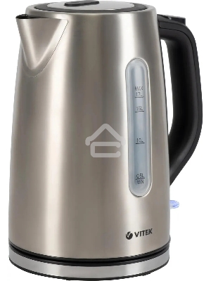 Чайник Vitek VT-1144 2200Вт, 1.5л, черный/серебристый