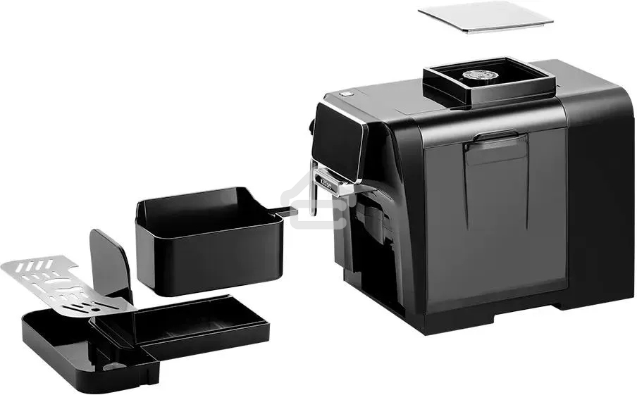 Кофемашина автоматическая Kitfort КТ-7472 черный, исп. кофе - зерновой, 1.5 л, 1480 Вт, 19 бар