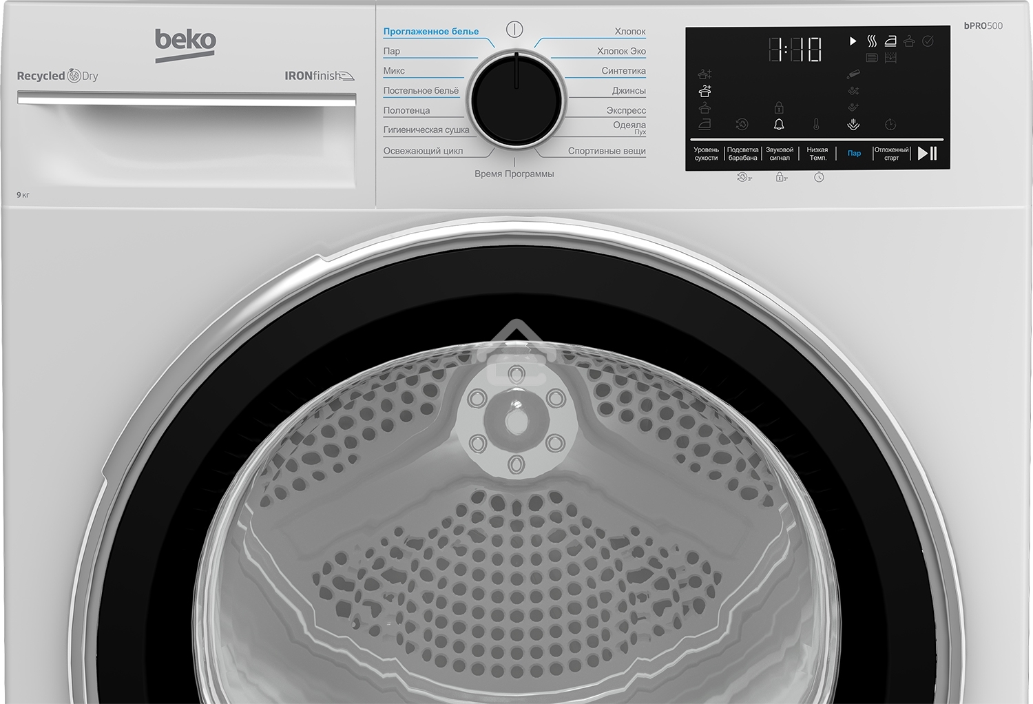 Сушильная машина Beko B5T69233 белый, 9 кг, сушка - тепловой насос, программ - 15, 59.8 x 84.6 x 60.5 см
