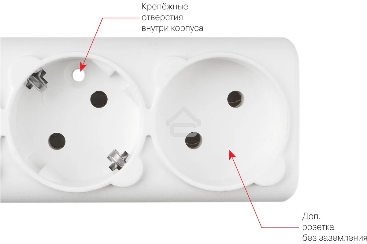 Сетевой фильтр PowerCube, PC 5 м 6 р, белый, 16А, SPG6-A2