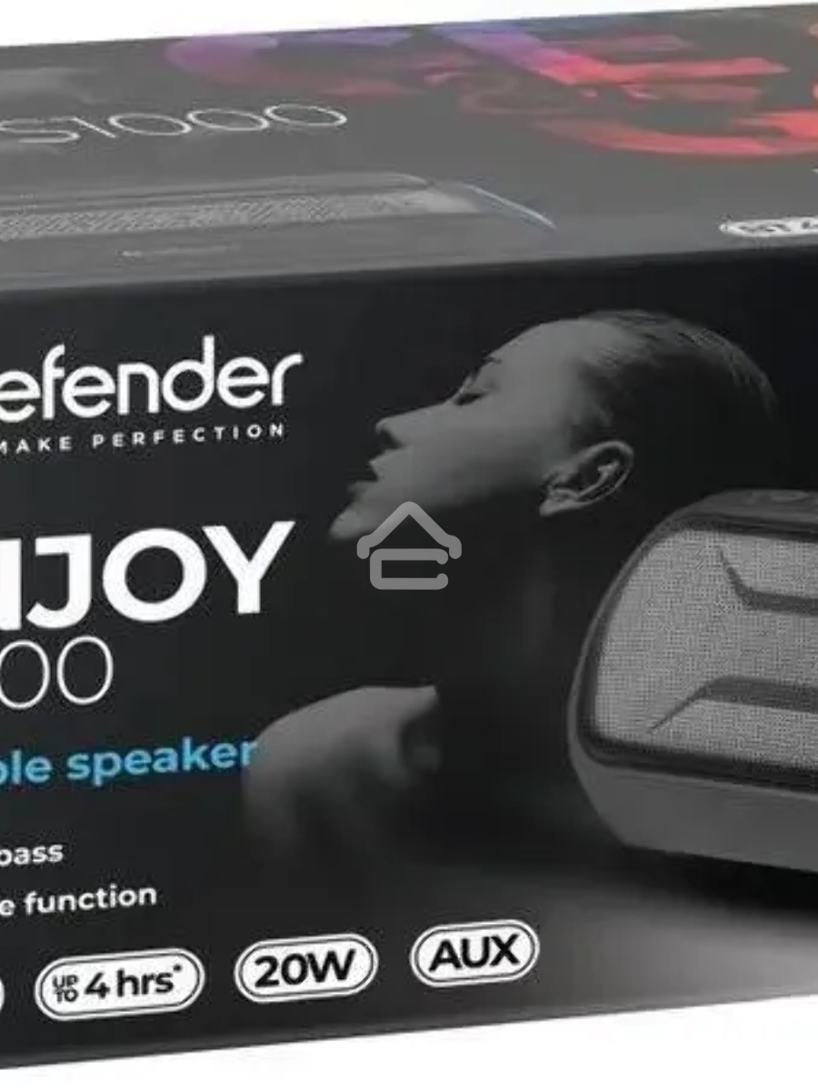 Акустическая система Defender ENJOY 1.0 S1000 черный 20 Вт