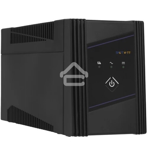 Источник бесперебойного питания SMARTWATT линейно-интерактивный, 650/360 ВА/Вт, напольный, LED индикация, Shuko CEE7/4 - 2 шт.