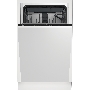 Встраиваемая посудомоечная машина Beko BDIS1W861, белый, 44.8 см, 9 компл., 55 дБ, класс A