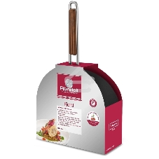 Сковорода ВОК Rondell Fjord RDA-1800, 28 см, с крышкой, черный