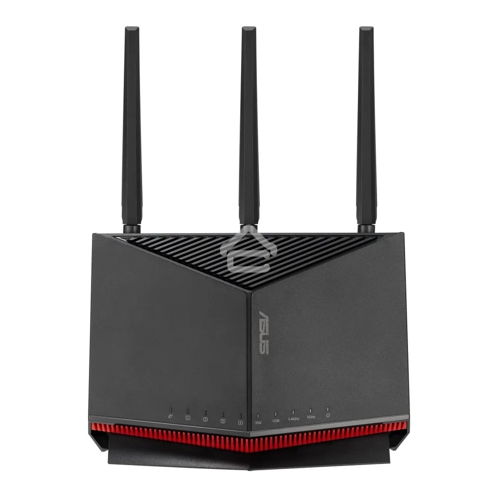 Маршрутизатор ASUS RT-BE86U, черный/красный, 90IG08W0-MO9A0V