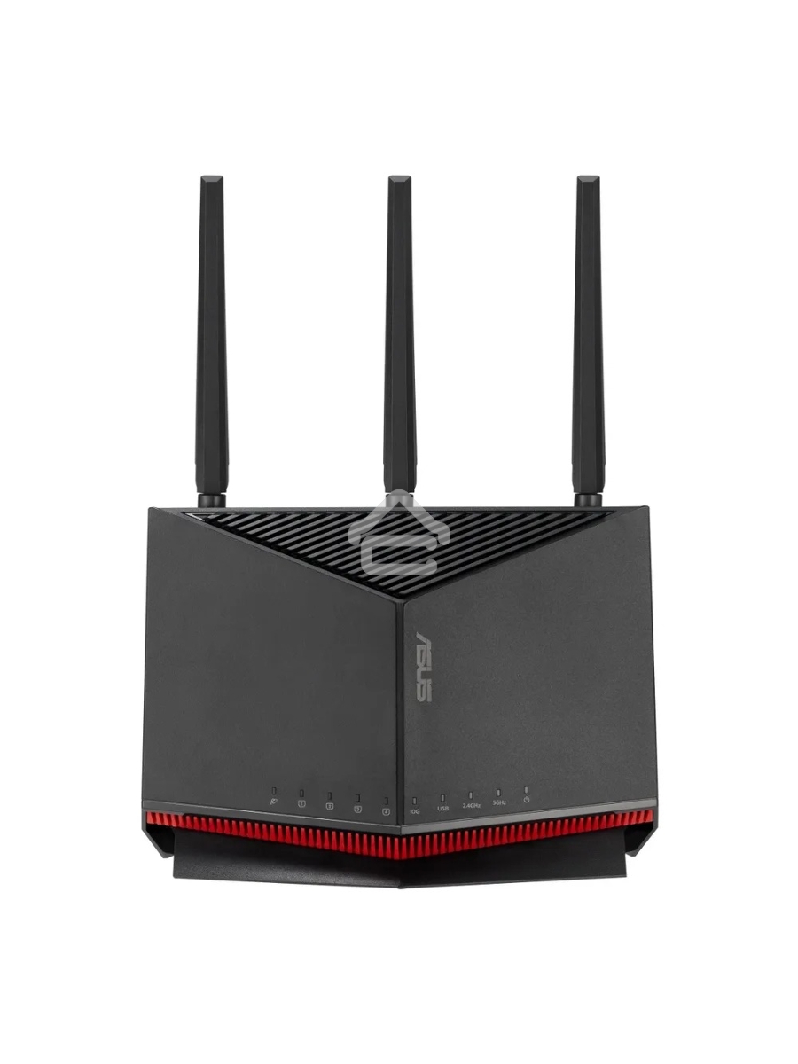 Маршрутизатор ASUS RT-BE86U, черный/красный, 90IG08W0-MO9A0V