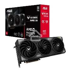 Видеокарта ASUS RX9070XT TUF GAMING OC 16Gb GDDR6 256bit 3xDP HDMI 3FAN RTL TUF-RX9070XT-O16G-GAMING