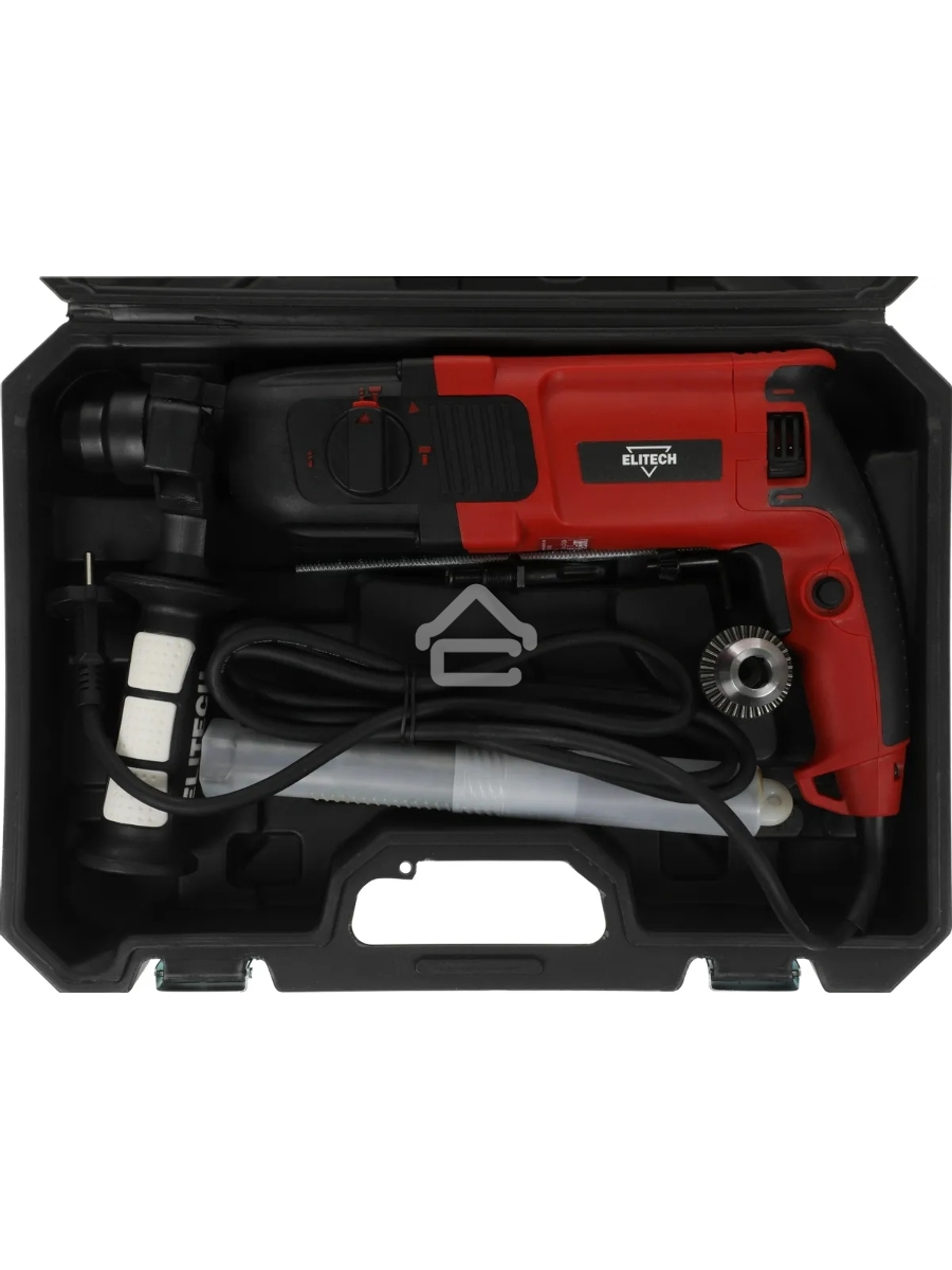 Перфоратор Elitech П 280РЭМ патрон:SDS-plus уд.:2.8Дж 1000Вт (кейс в комплекте)
