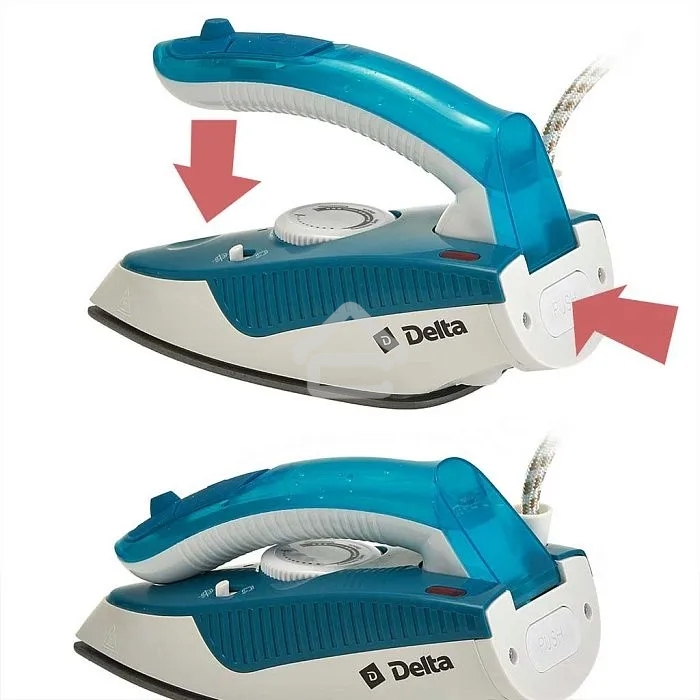 Утюг DELTA DL-430Т белый с синим