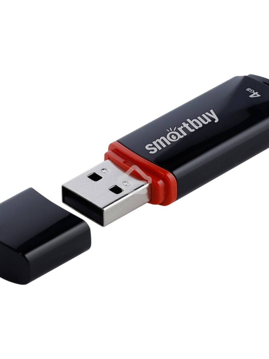 Флэш Диск Smartbuy USB Drive 4Gb Crown Black SB4GBCRW-K