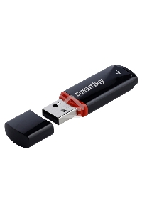 Флэш Диск Smartbuy USB Drive 4Gb Crown Black SB4GBCRW-K