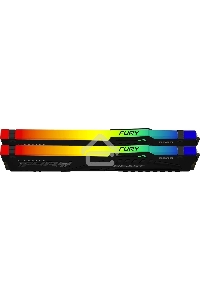 Оперативная память Kingston Fury Beast, DDR5, 64GB (2x32GB), 5600MHz, CL36, радиатор, RGB, чёрный