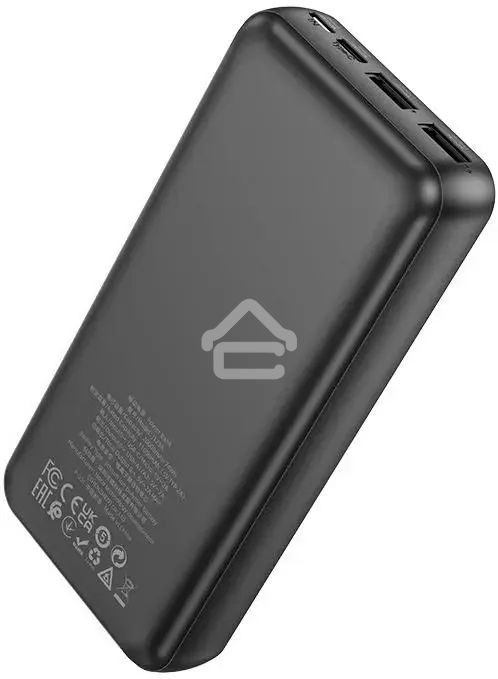 Портативный аккумулятор Hoco J123A Element 20000mAh 2A 2xUSB-A черный